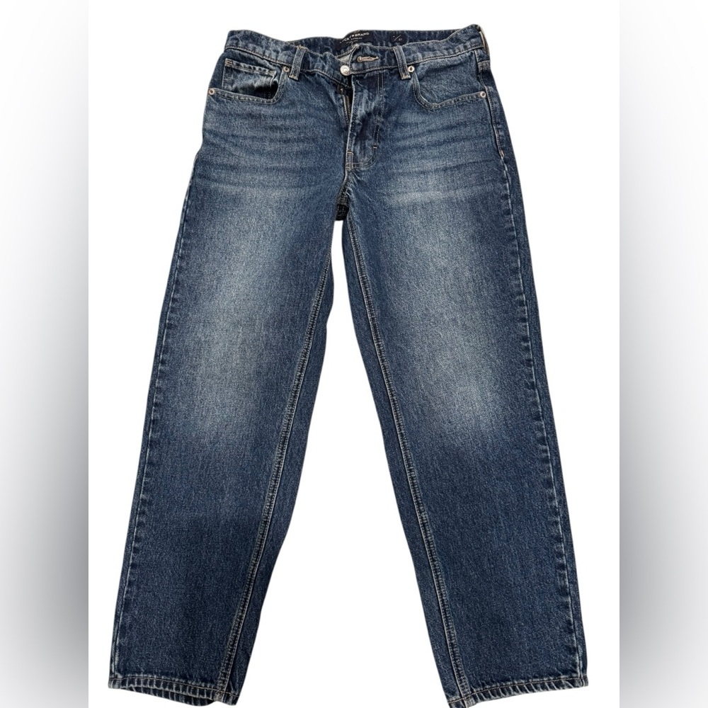 Classic High-Rise Straight Leg Women’s Jeans - Dark Blue